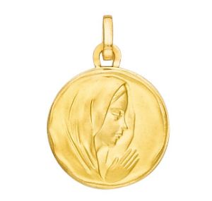 Médaille Ronde Vierge Profil Droit