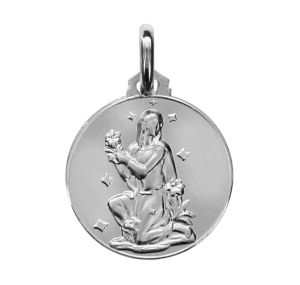 Medaille Argent Rhodie Zodiaque Vierge